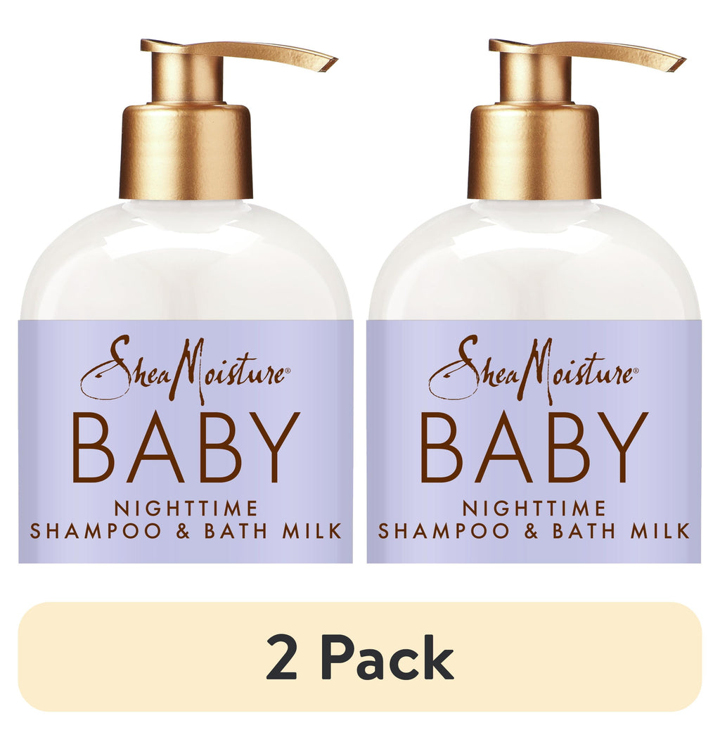 (2 Pack)  Baby Nighttime Shampoo & Bath Milk Manuka Honey & Lavender All Hair, 13 Oz